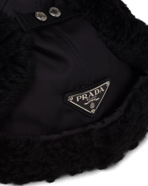 prada fur cap|prada hats.